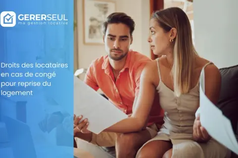 Un couple examine des documents, peut-être pour comprendre la jurisprudence congé pour reprise.