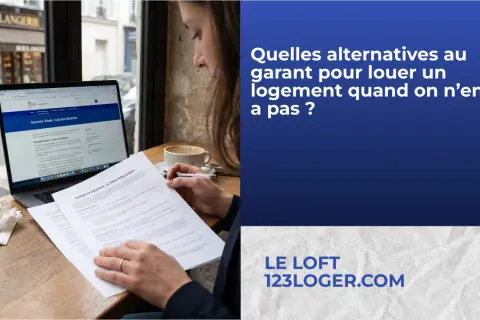 Une personne étudie des documents sur les alternatives au garant pour louer un logement, une nouvelle loi garant location appartement.
