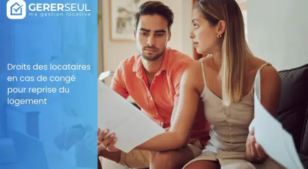 Un couple examine des documents, peut-être pour comprendre la jurisprudence congé pour reprise.