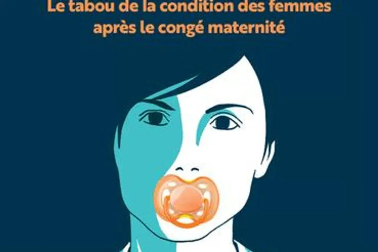 Le retour congé maternité : une obligation employeur souvent taboue. Visuel d'une femme avec une tétine.